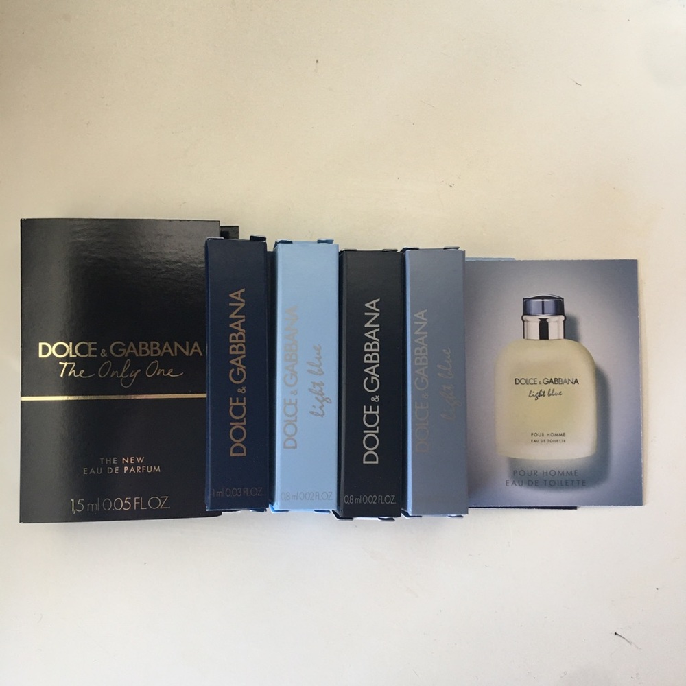 5PC DOLCE & GABBANA SAMPLE SET